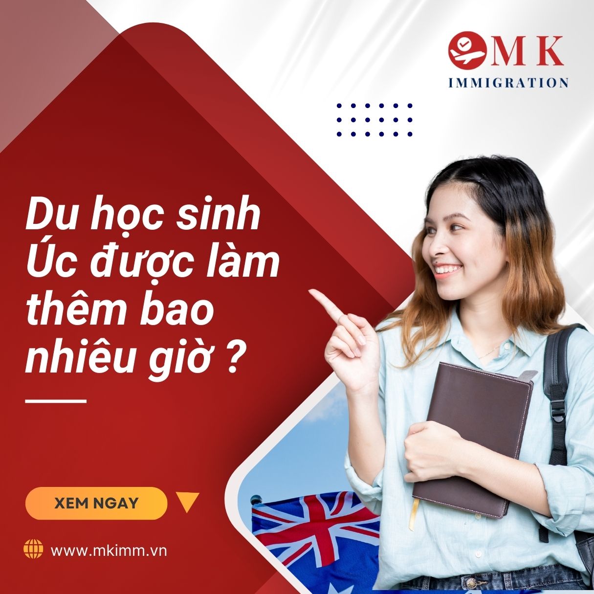 Du học sinh Úc được làm thêm bao nhiêu giờ?