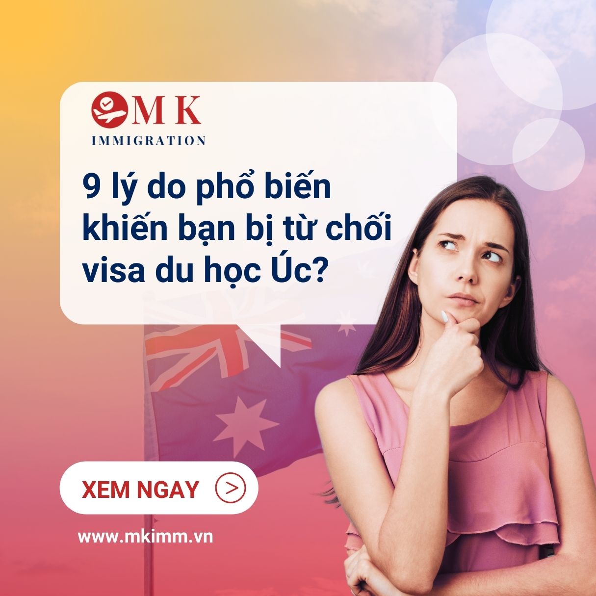 Lý do phổ biến khiến đơn visa du học Úc của bạn bị từ chối