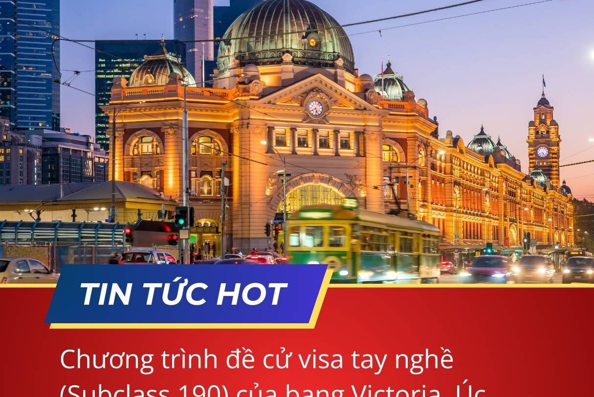 Chương trình đề cử tỉnh bang Victoria Úc với visa định cư 190