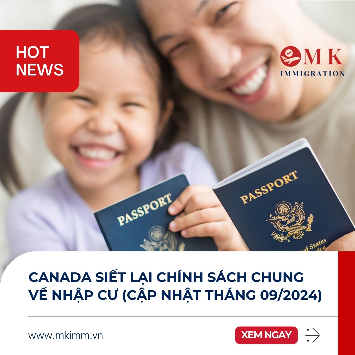 Canada siết lại chính sách nhập cư - Thông báo giữa tháng 09/2024