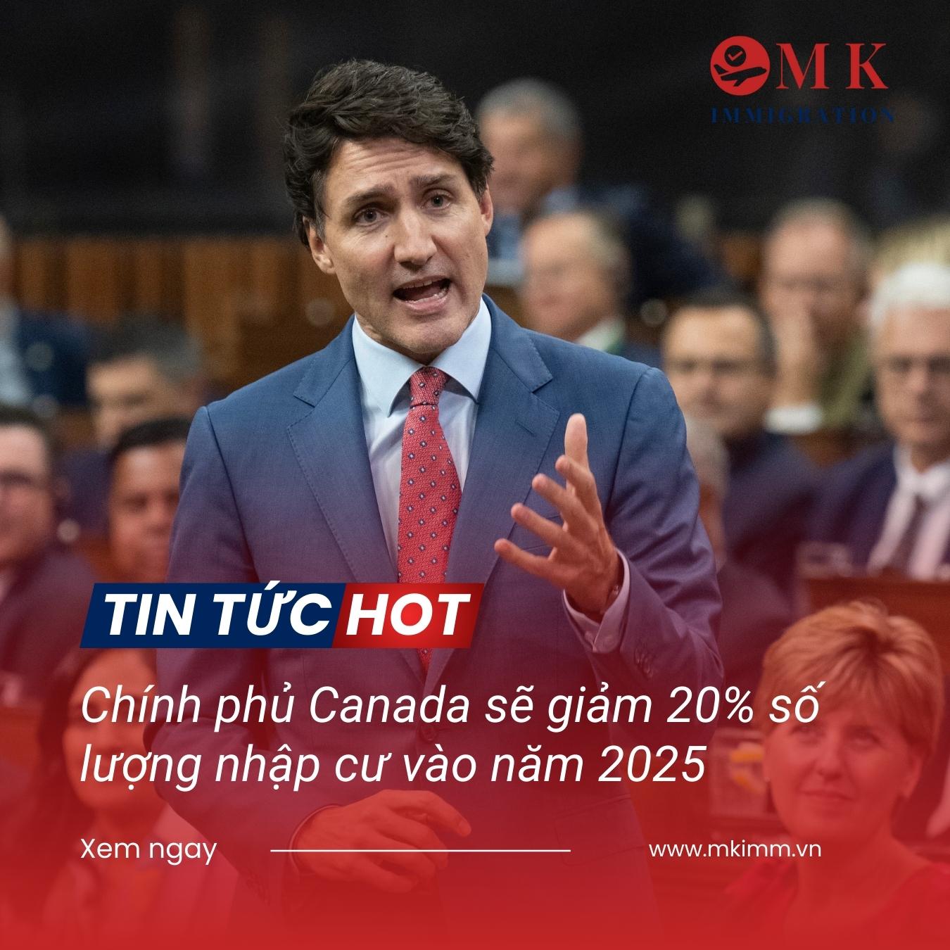 Chính sách mới của Canada điều chỉnh giảm nhập cư trong năm 2024 - 2025