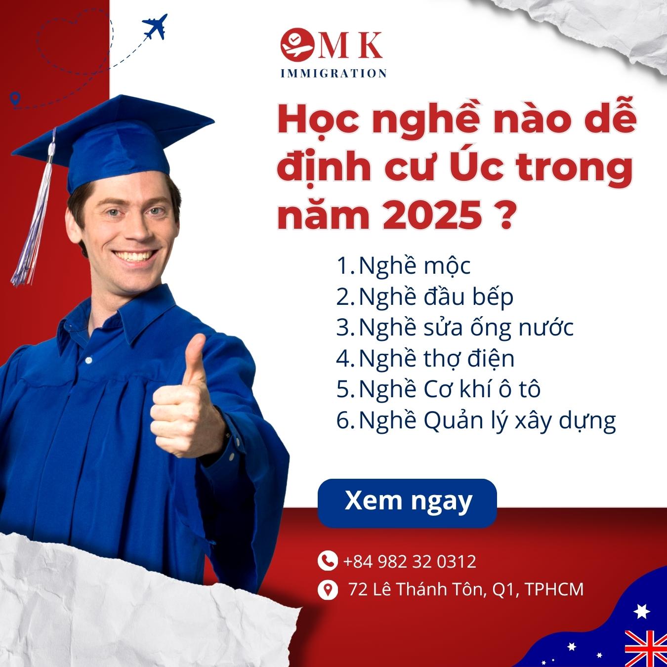 Học nghề nào dễ định cư Úc trong năm nay