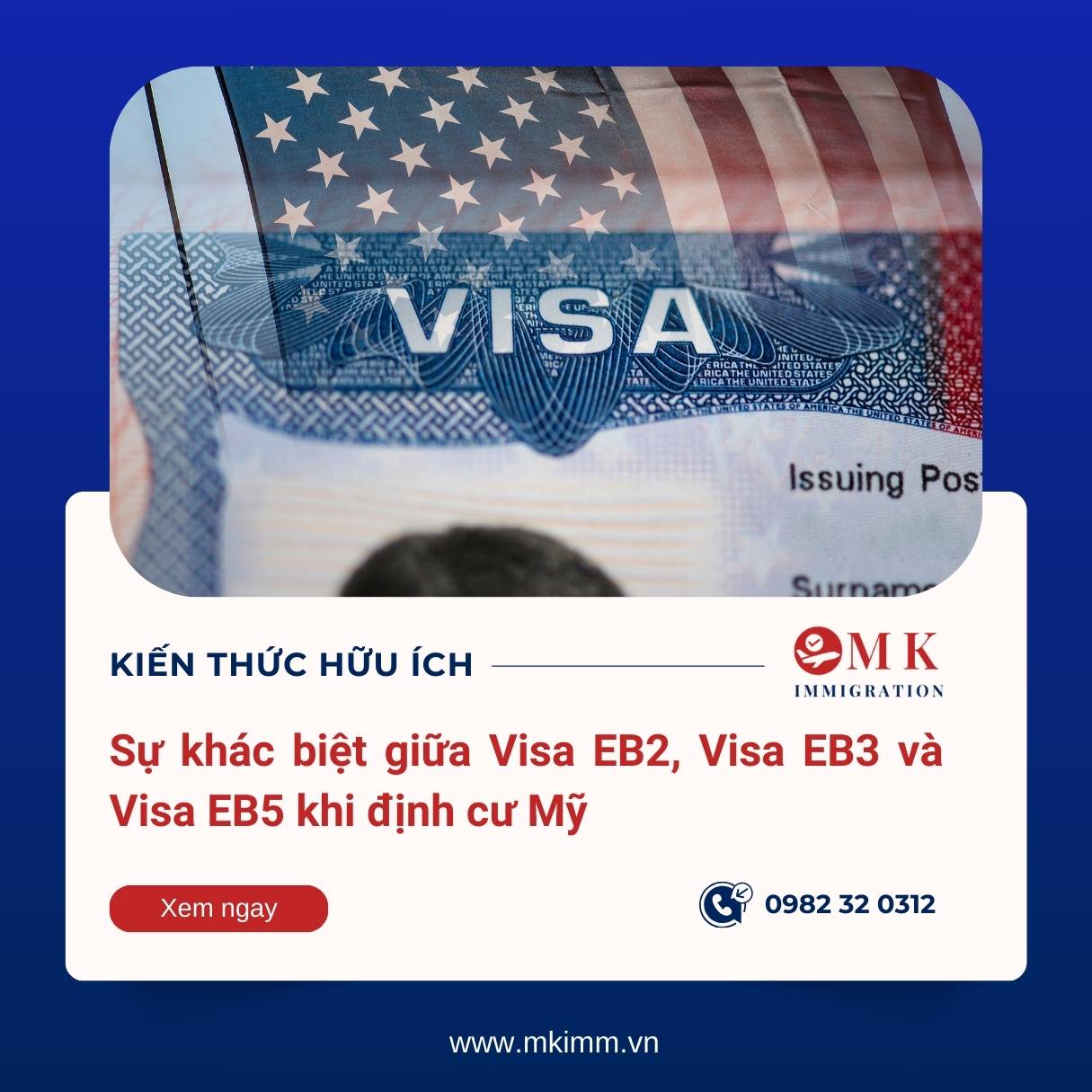 Sự khác biệt giữa Visa EB2, Visa EB3 và Visa EB5 khi định cư Mỹ