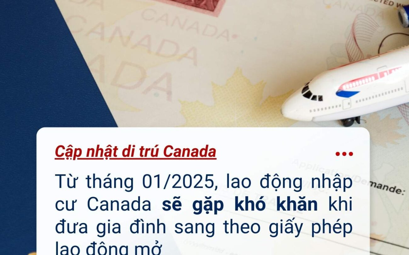 Thành viên gia đình của đương đơn work permit sẽ khó xin Open Work Permit tại Canada