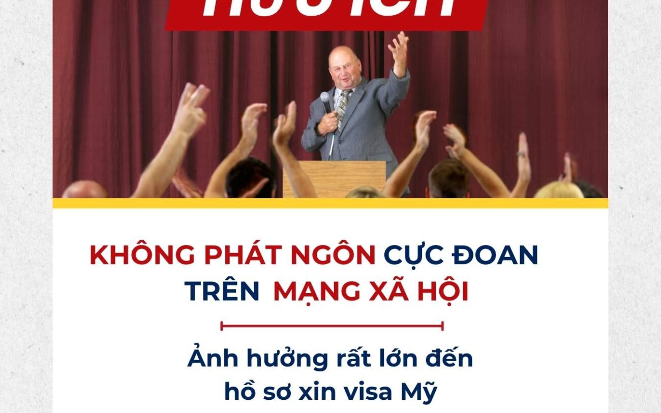 Bài Do Thái cực đoan trên mạng xã hội : Ảnh hưởng trực tiếp đến hồ sơ xin visa Mỹ !