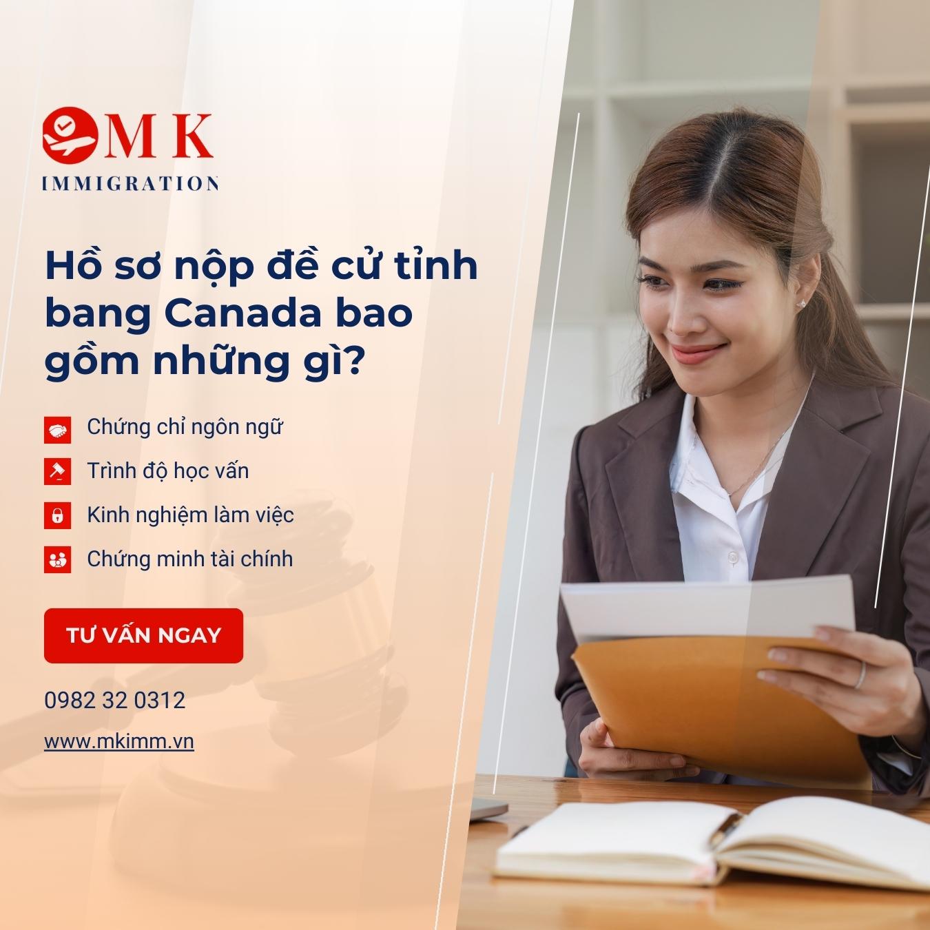 Hồ sơ nộp đề cử tỉnh bang Canada bao gồm những gì trong năm nay?