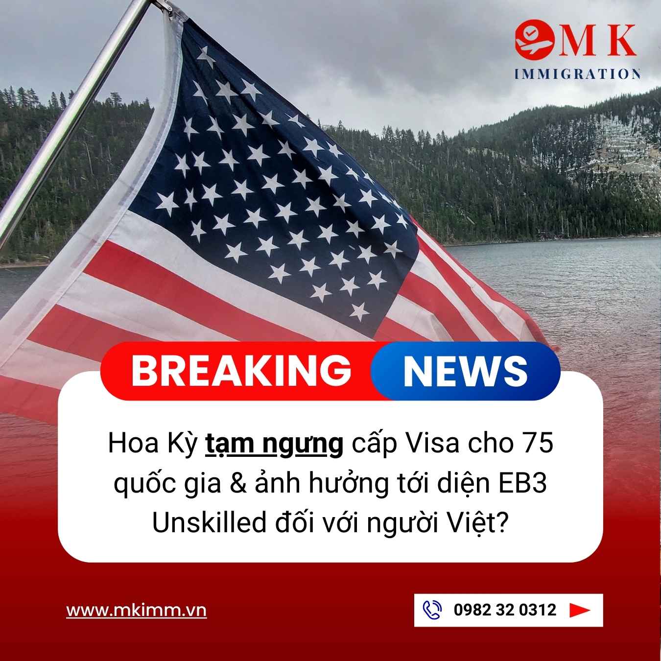 Mỹ tạm dừng cấp visa định cư cho 75 quốc gia: Ảnh hưởng tới diện EB-3 Unskilled của người Việt?