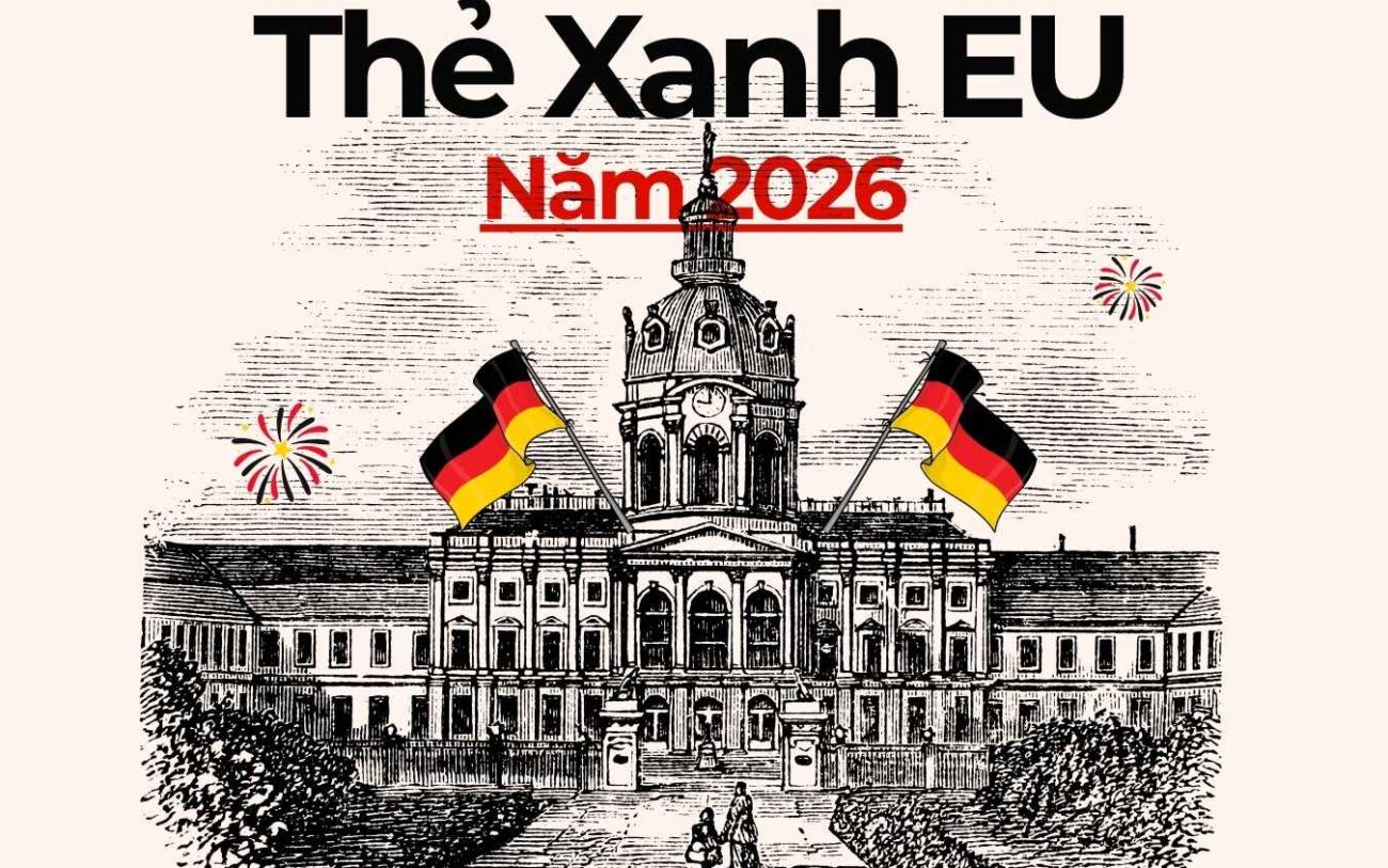 Mức lương tối thiểu Thẻ Xanh EU (Blue Card) năm 2026: Có tăng nhẹ !