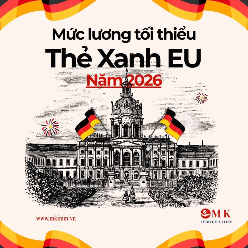 MK IMM MUC LUONG TOI THIEU THE XANH EU TAI DUC 2026 Mức lương tối thiểu Thẻ Xanh EU (Blue Card) năm 2026: Có tăng nhẹ !