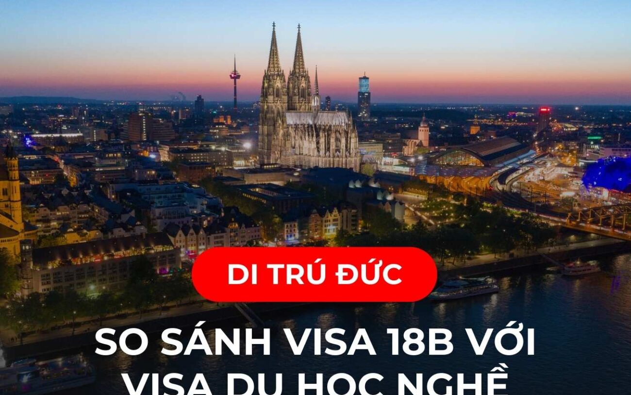 So sánh Visa 18B với Visa du học nghề tại Đức