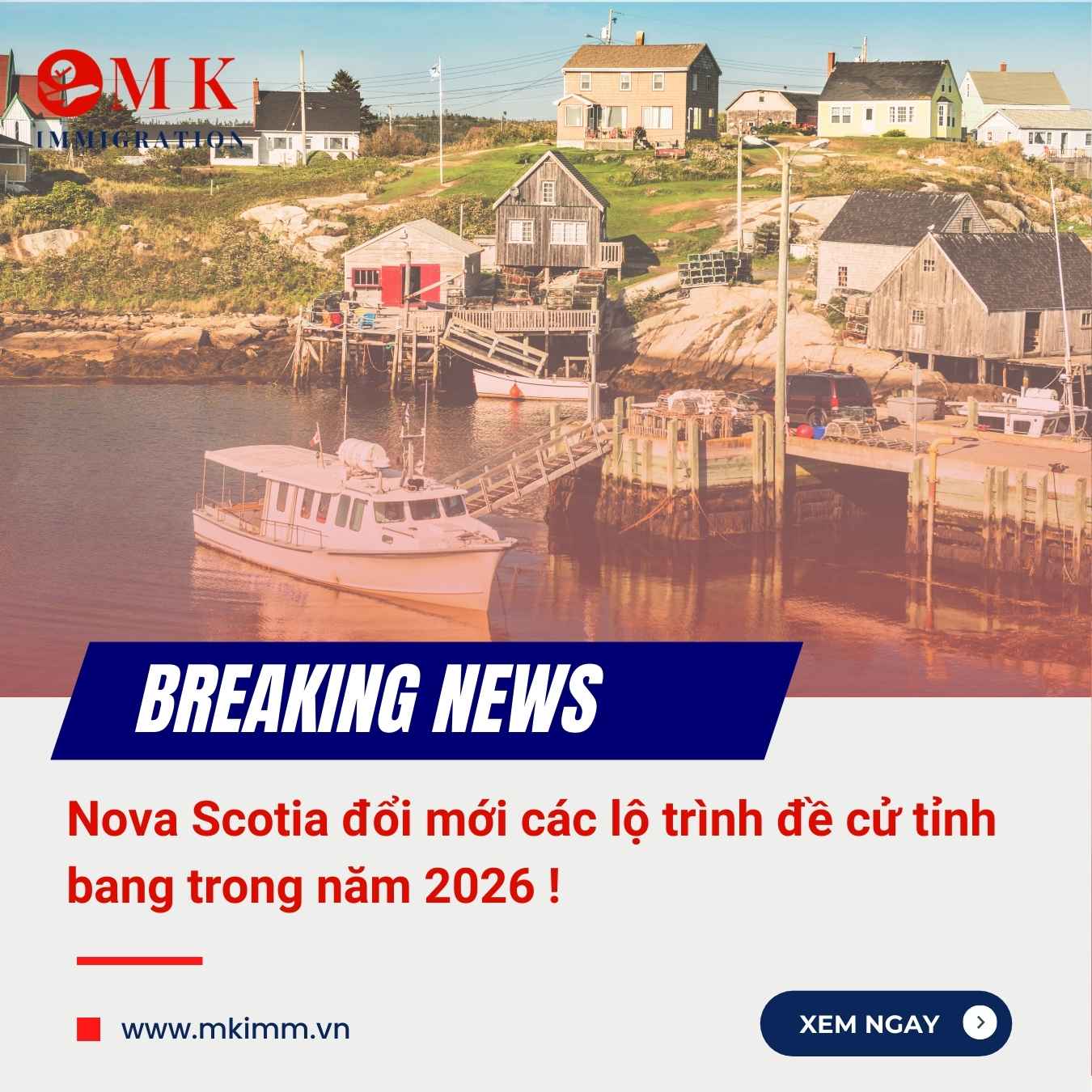 Nova Scotia đổi mới các lộ trình đề cử tỉnh bang trong năm nay