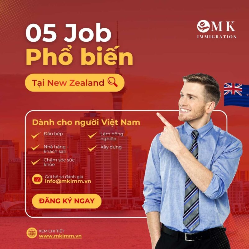 MK IMM CONG VIEC PHO BIEN TAI NEW ZEALAND CHO NGUOI VIET NAM Top công việc phổ biến tại New Zealand dành cho người Việt