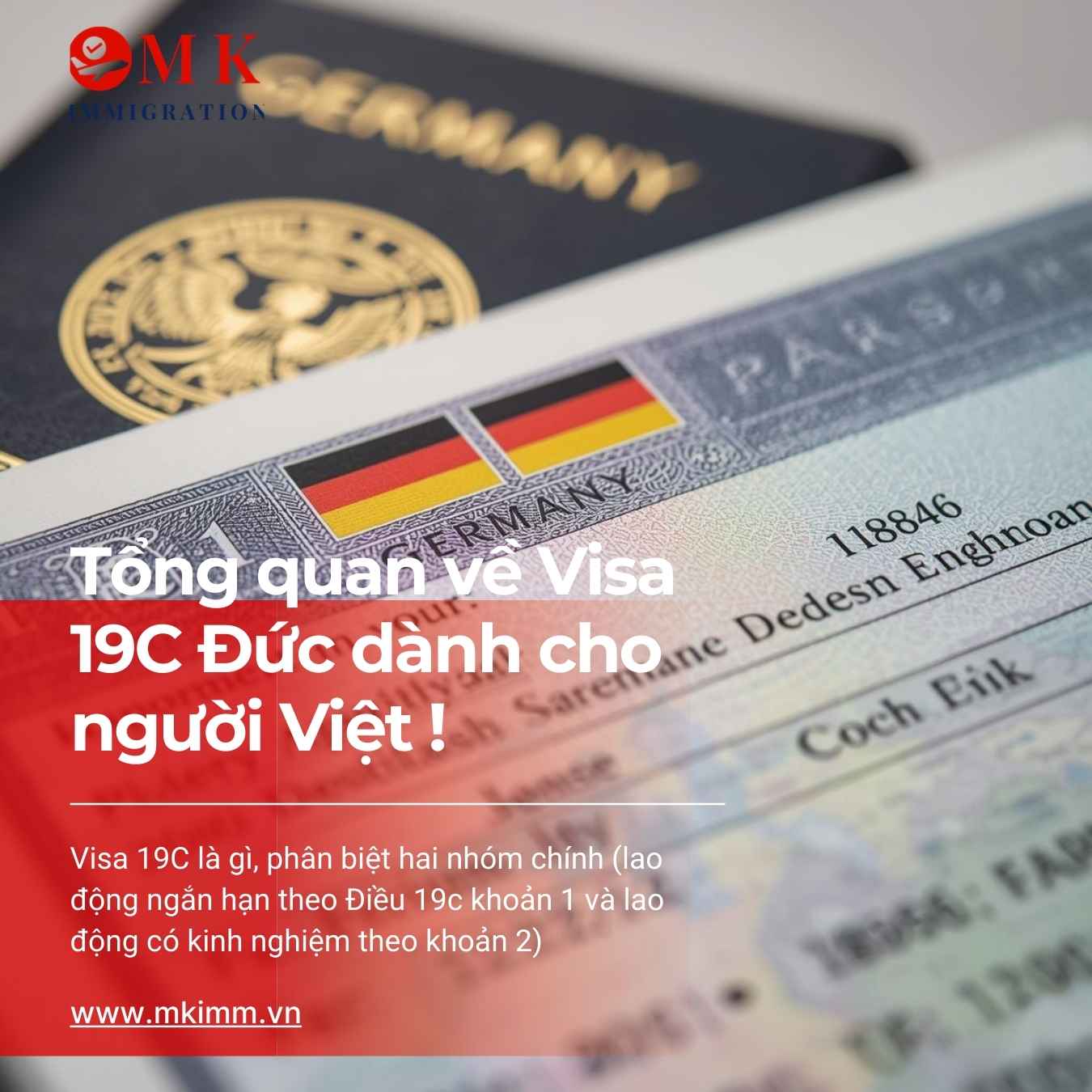 Tổng quan về Visa 19C Đức dành cho người Việt !