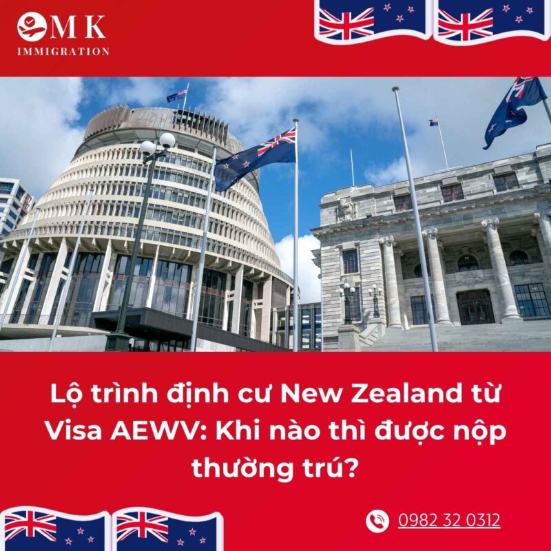 MK IMM LO TRINH DINH CU NEW ZEALAND TU VISA AEWV Lộ trình định cư New Zealand từ Visa AEWV: Khi nào thì được nộp thường trú?