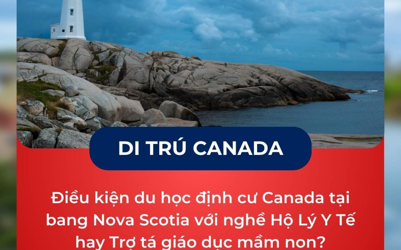 Điều kiện du học định cư Canada với ngành CCA (Hộ lý y tế) tại bang Nova Scotia