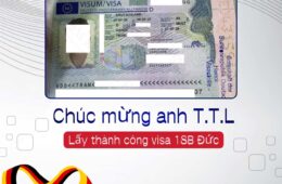 Chúc mừng anh T.T.L lấy visa 18B Đức thành công cùng MK IMM