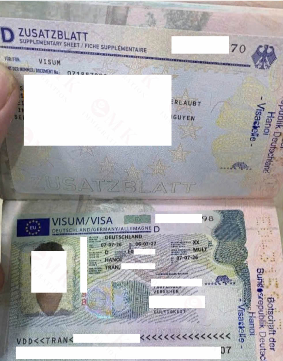 Visa 18B thành công của anh T.T.L