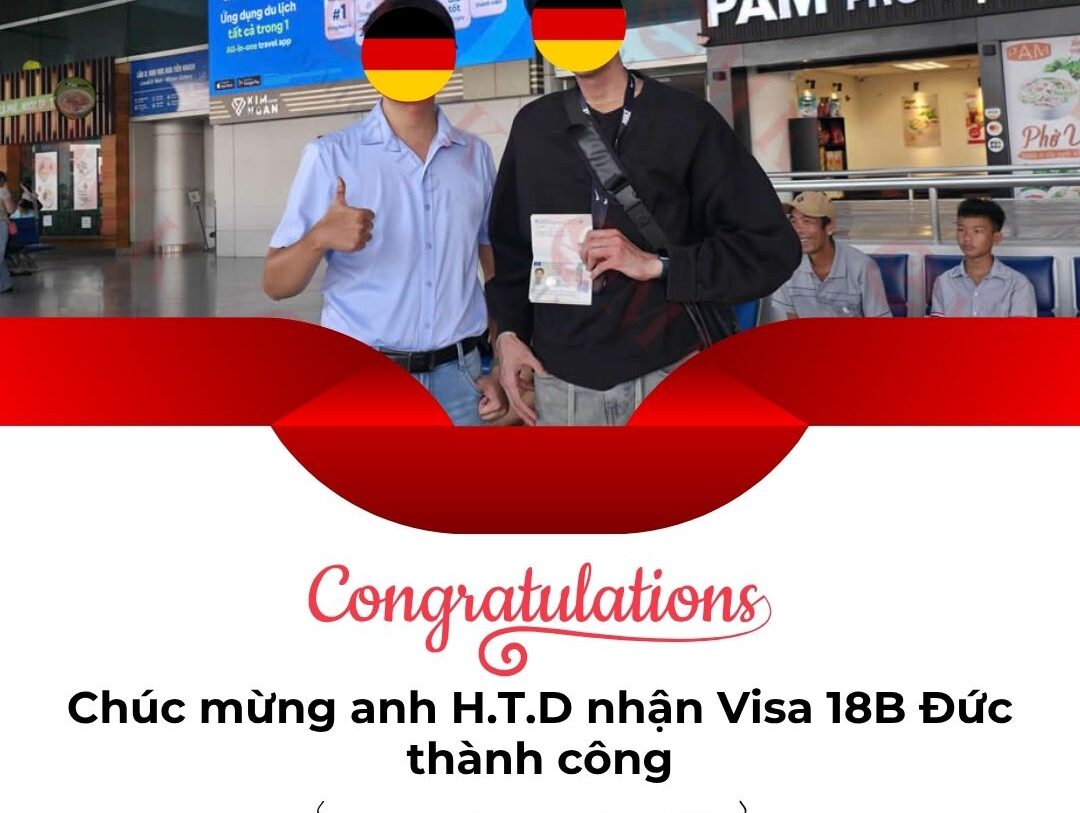 Chúc mừng anh H.T.D lấy visa 18B thành công