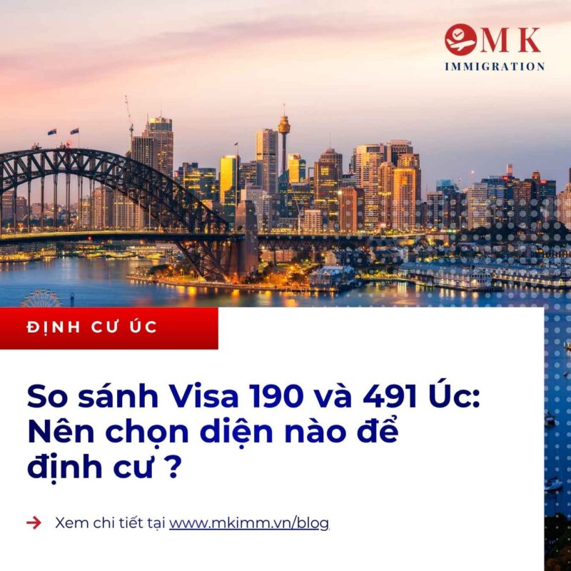MK IMM SO SANH VISA 190 VA 491 UC So sánh Visa 190 và 491 Úc: Nên chọn diện nào để định cư?